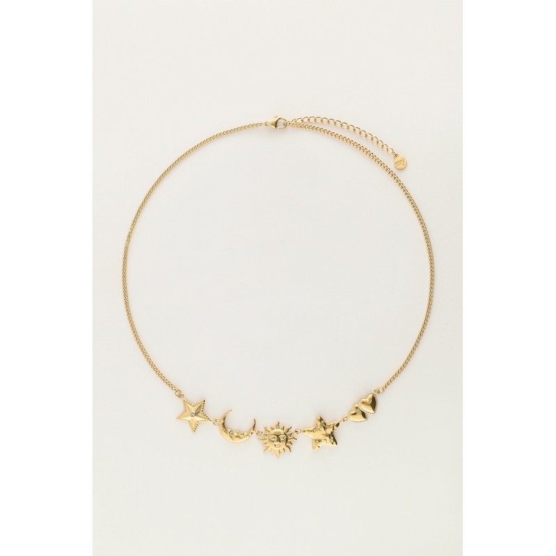 Collar de estrellas sol luna y corazones MY JEWELLERY