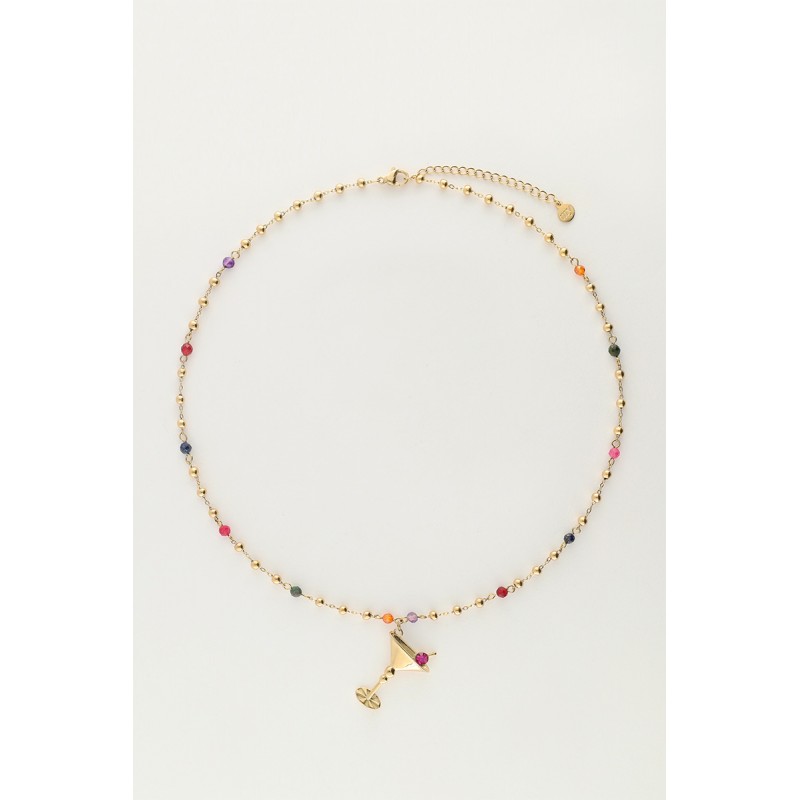 Collar estrellado con cuentas de colores y cóctel MY JEWELLERY