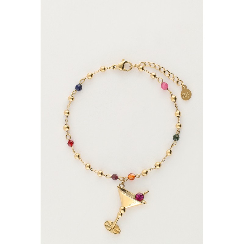 Pulsera estrellada con cuentas de colores y cóctel MY JEWELLERY