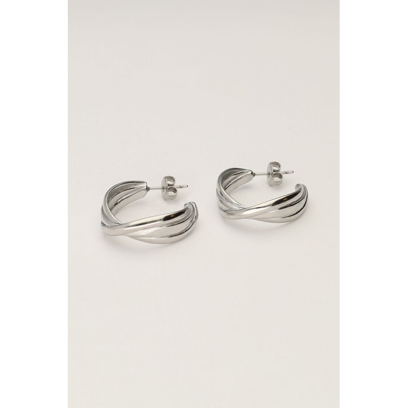 Pendientes de aro con triple giro MY JEWELLERY
