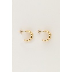 Pendientes de aro con burbuja de rayas MY JEWELLERY 19,99 €