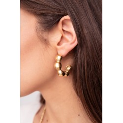 Pendientes de aro con burbuja grande MY JEWELLERY