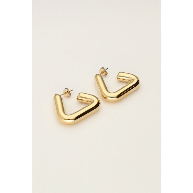Pendientes de aro triangulares MY JEWELLERY