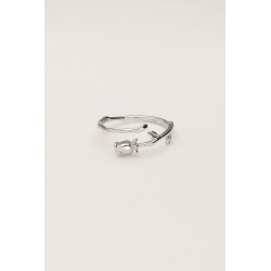 Anillo vintage con rosa MY JEWELLERY
