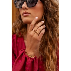 Anillo vintage con detalle retorcido MY JEWELLERY