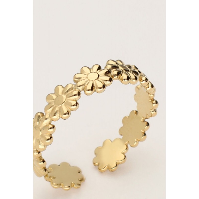 Anillo vintage con margaritas MY JEWELLERY