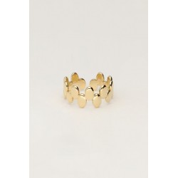 Anillo llamativo con detalles ovalados MY JEWELLERY