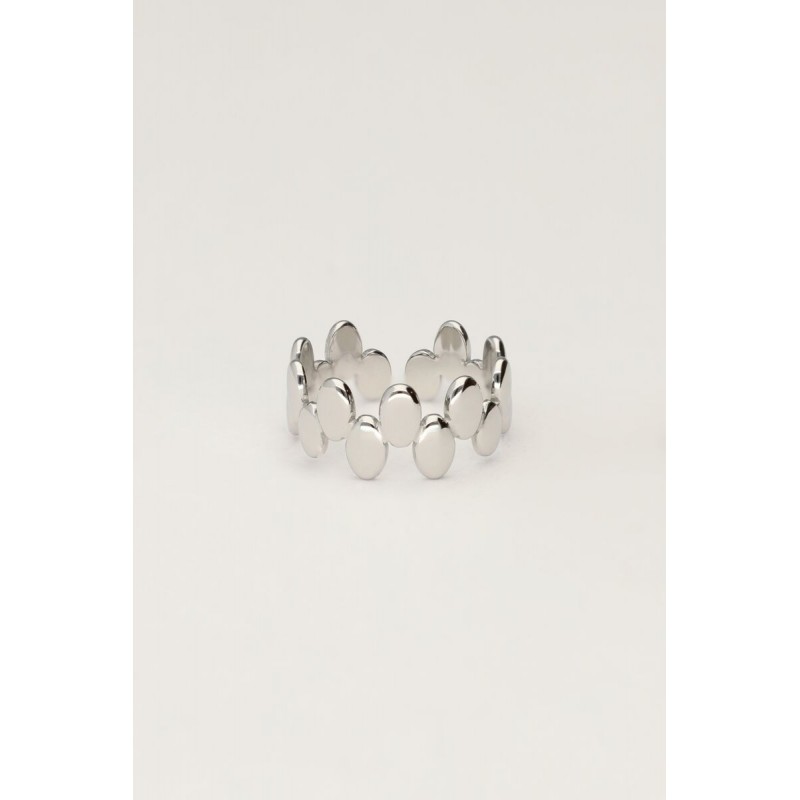 Anillo llamativo con detalles ovalados MY JEWELLERY