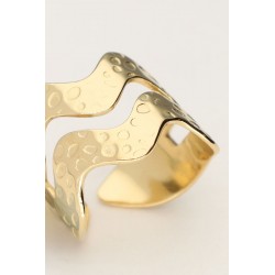 Anillo de declaración con doble onda MY JEWELLERY