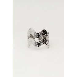 Anillo de declaración con doble onda MY JEWELLERY