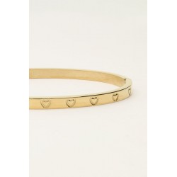 Pulsera con corazones grabados MY JEWELLERY