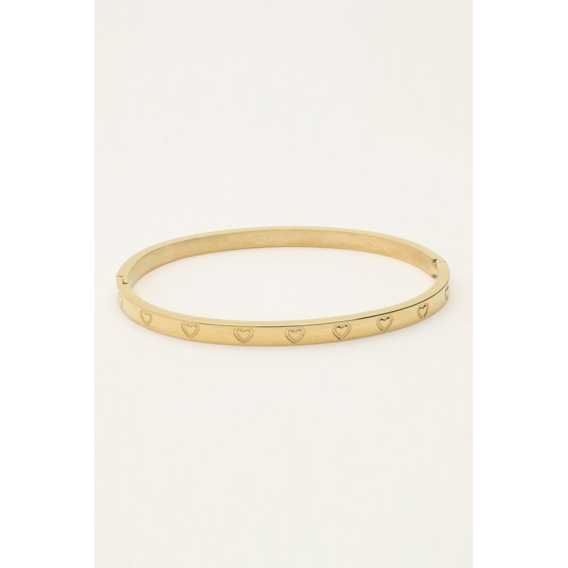 Pulsera con corazones grabados MY JEWELLERY