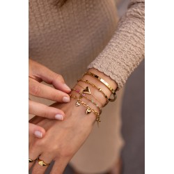 Pulsera con corazones grabados MY JEWELLERY