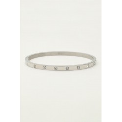Brazalete con pedrería transparente MY JEWELLERY
