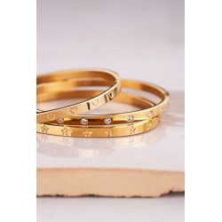 Brazalete con pedrería transparente MY JEWELLERY
