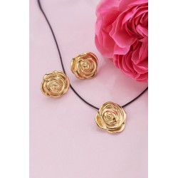 Pendientes vintage con forma de rosa MY JEWELLERY