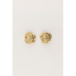 Pendientes vintage con forma de rosa MY JEWELLERY