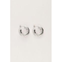Pendientes vintage pequeños retorcidos MY JEWELLERY