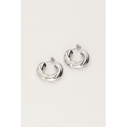 Pendientes vintage pequeños retorcidos MY JEWELLERY