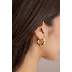 Pendientes vintage pequeños retorcidos MY JEWELLERY