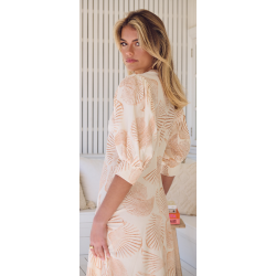 MOA MOANNA PRINT DELMAR MAXI DRESS JAASE