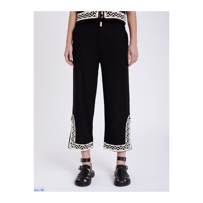 Pantalón bordado con relieve SKATÏE