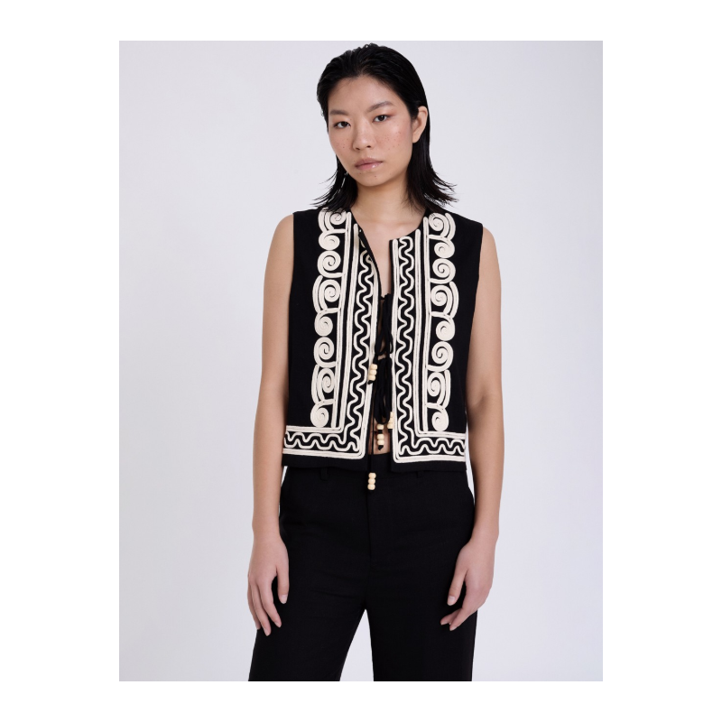 Chaleco bordados con relieve SKATÏE