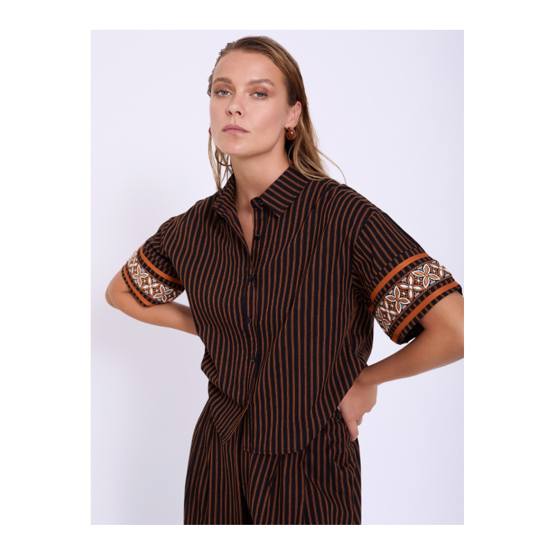 Camisa rayas y fornitura SKATÏE