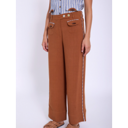 Pantalón lino con bolsillos SKATÏE 66,00 € -20%