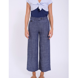 Pantalón lino con detalles SKATÏE 43,50 € -40%