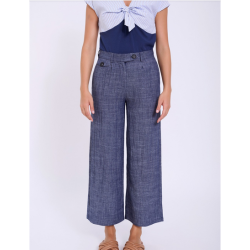 Pantalón lino con detalles SKATÏE