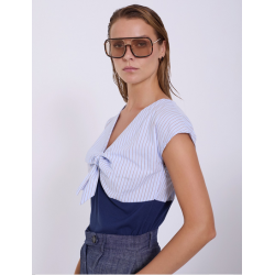 Camiseta bimateria popelín SKATÏE 28,50 € -40%