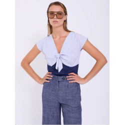 Camiseta bimateria popelín SKATÏE