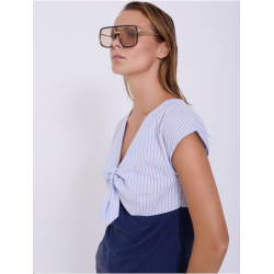 Camiseta bimateria popelín SKATÏE 28,50 € -40%