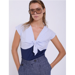Camiseta bimateria popelín SKATÏE 28,50 € -40%
