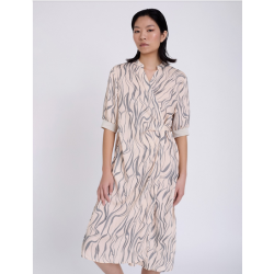 Vestido cruzado estampado aguas SKATÏE