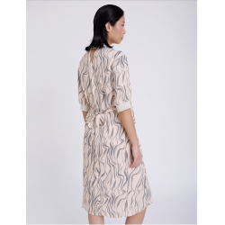 Vestido cruzado estampado aguas SKATÏE