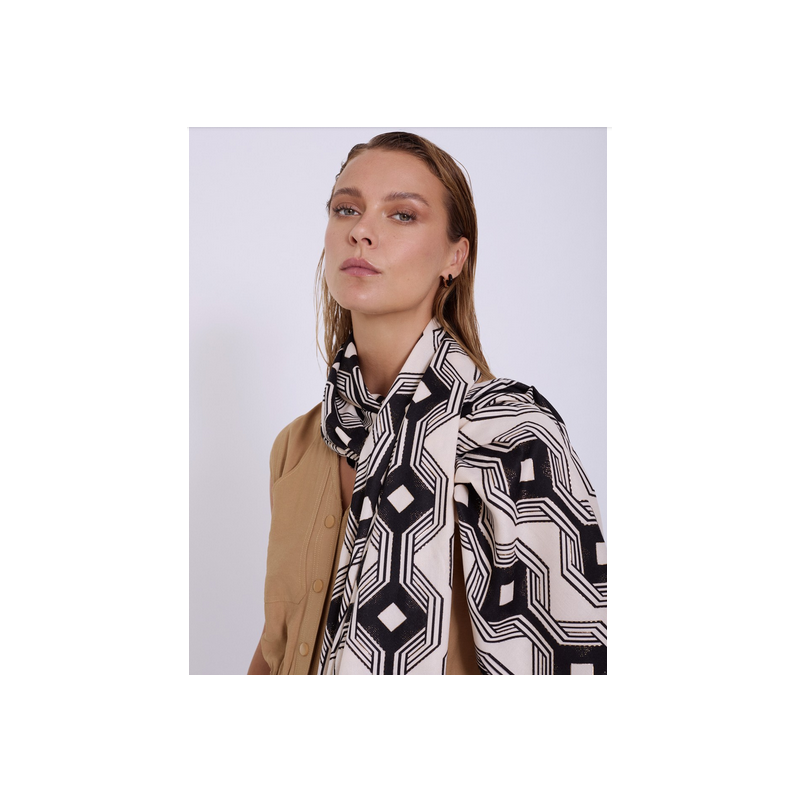Foulard estampado geométrico SKATÏE