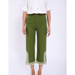 Pantalón bordado con relieve SKATÏE