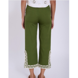 Pantalón bordado con relieve SKATÏE