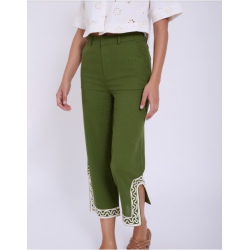 Pantalón bordado con relieve SKATÏE