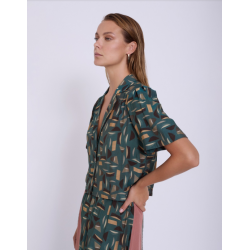 Sobrecamisa estampado geométrico SKATÏE