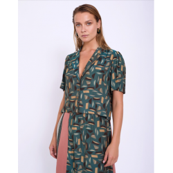 Sobrecamisa estampado geométrico SKATÏE