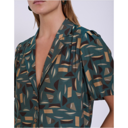 Sobrecamisa estampado geométrico SKATÏE