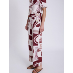 Pantalón tencel estampado geométrico SKATÏE