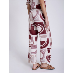 Pantalón tencel estampado geométrico SKATÏE