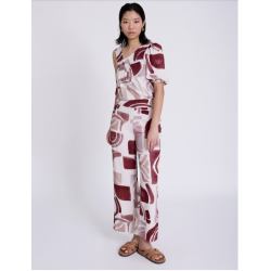 Pantalón tencel estampado geométrico SKATÏE 36,25 € -50%