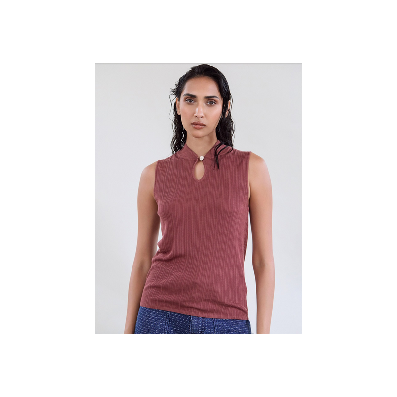 Top canalé tencel SKATÏE