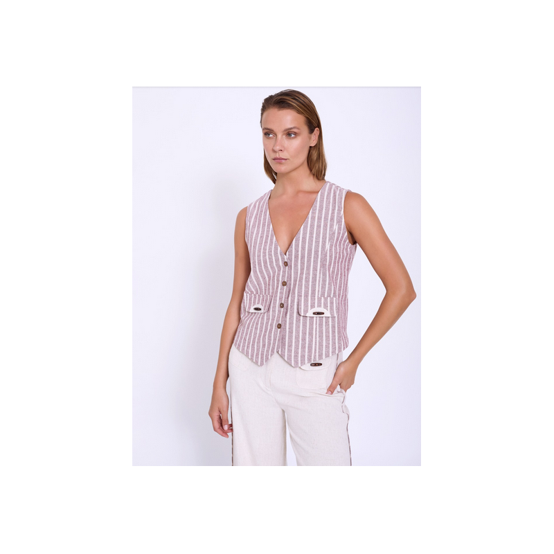 Chaleco tejido lino SKATÏE 40,50 € -40%