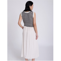 Vestido bimateria listado marinero SKATÏE 58,50 € -40%